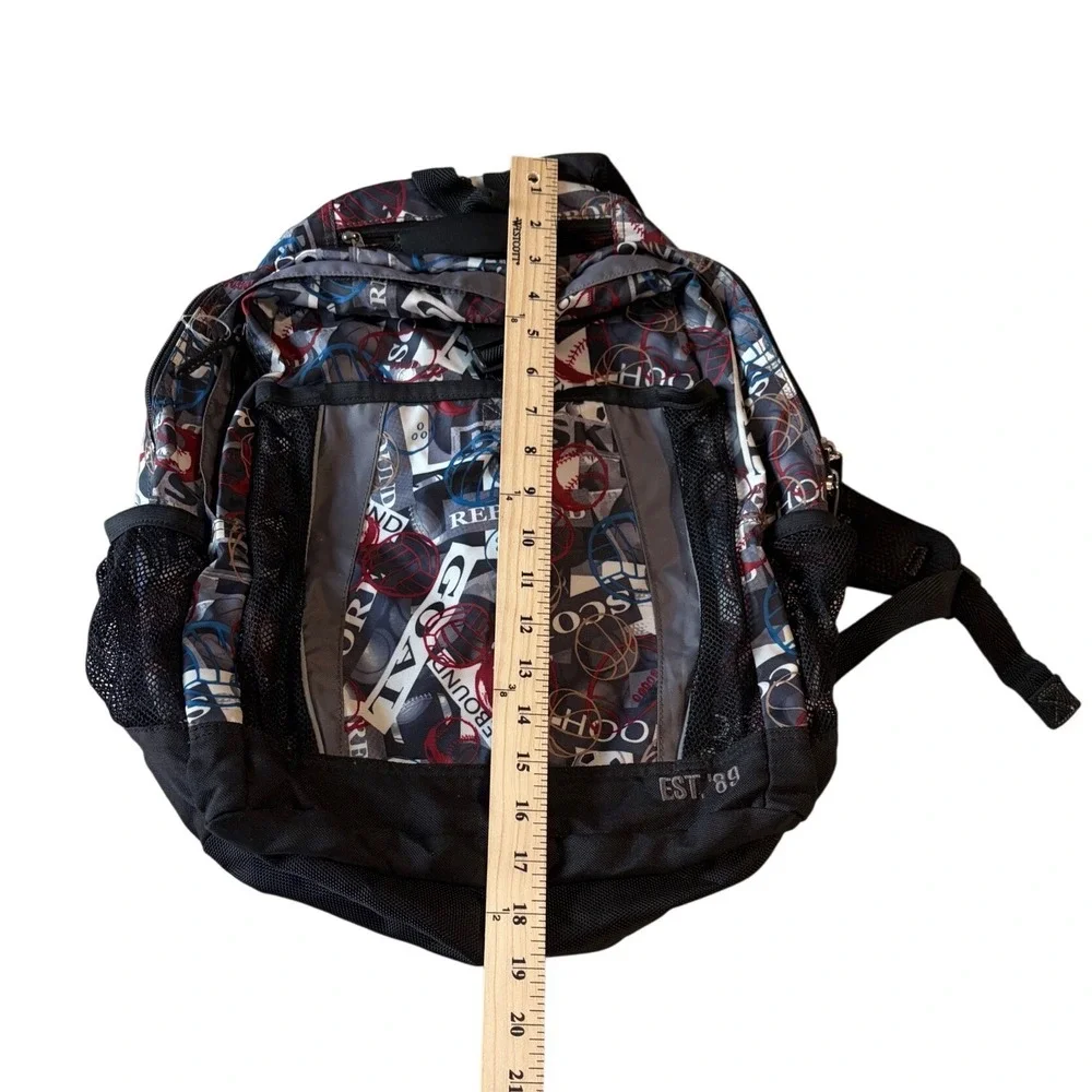 The Childrens Place PLC Ultimate Pack Backpack Kids Sports Print Est 89 Blue Red